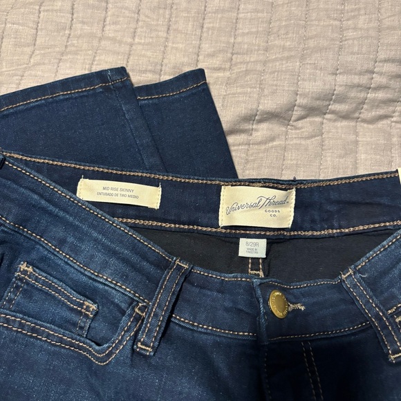 NWT Universal Thread Dark Blue Skinny Jeans - Picture 4 of 4